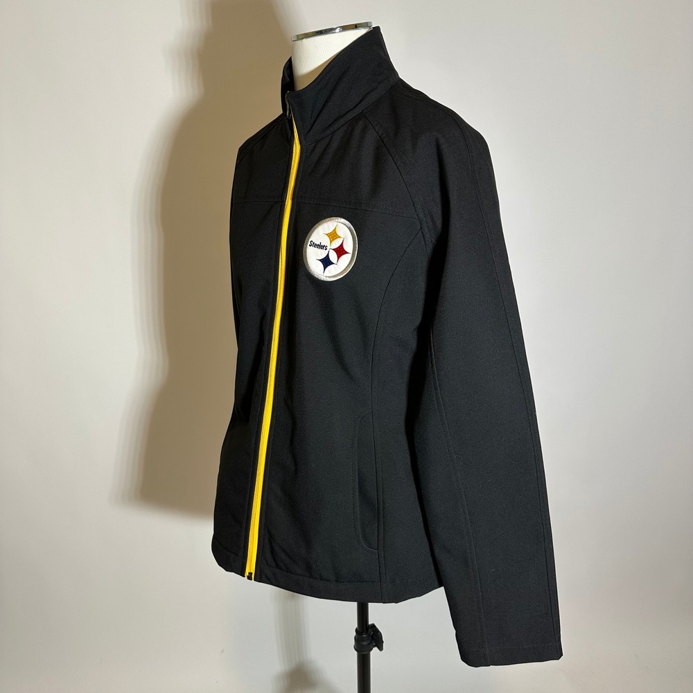 Pittsburgh Steelers NFL Football Softshell Performance Jacket Womens Size Medium - Picture 4 of 12